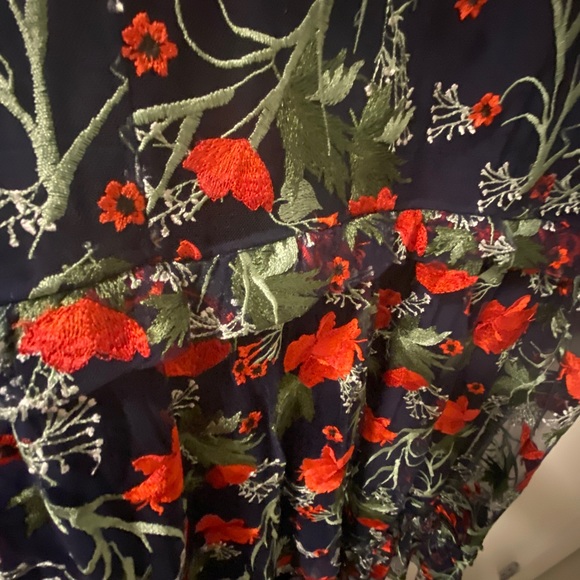 Nordstrom 1901 Embroidered Floral Dress - plus size 20 (similar to 18W) - Picture 7 of 9